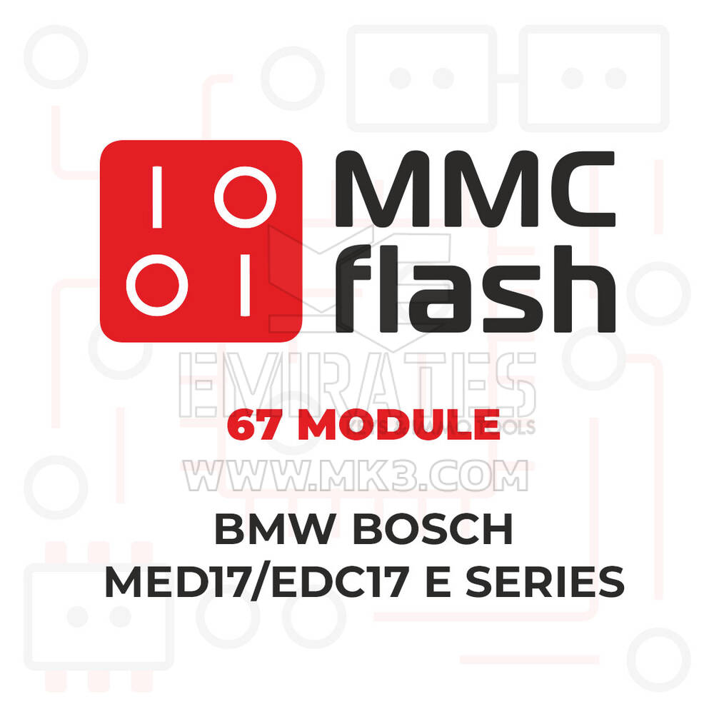 MMCFlash - 67 وحدة، سلسلة BMW Bosch MED17/EDC17 E