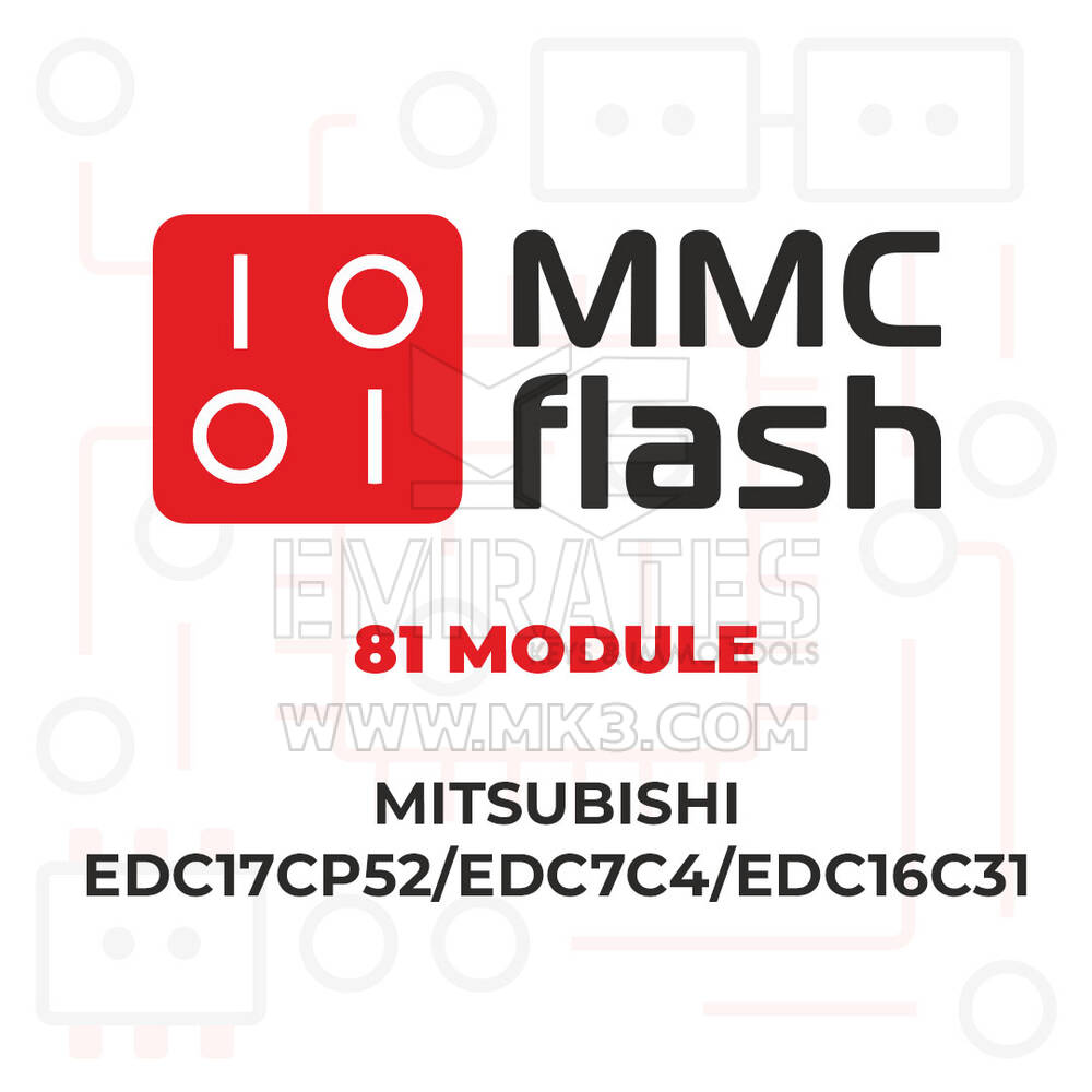 MMCFlash - 81 Module, Mitsubishi EDC17CP52/EDC7C4/EDC16C31