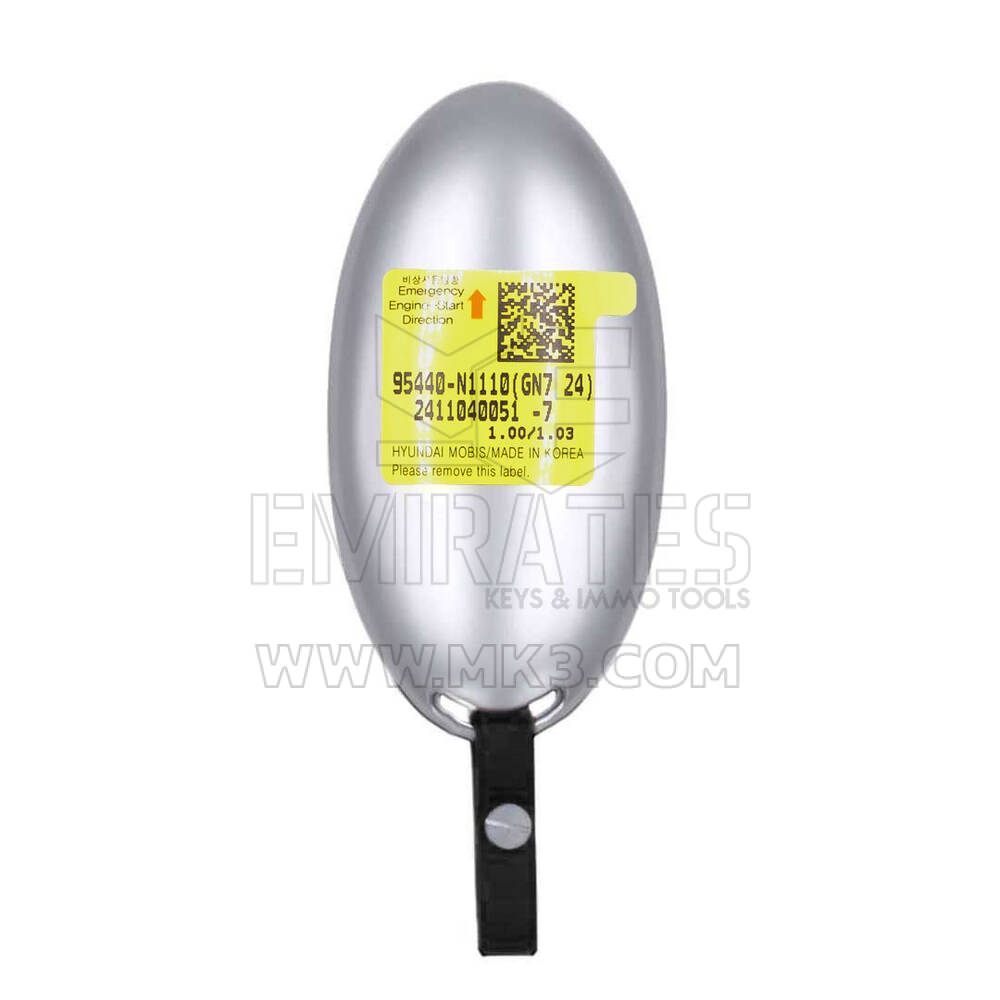 Nuova chiave telecomando intelligente originale/OEM Hyundai Grandeur 2024 6+1 pulsanti 433 MHz Numero parte OEM: 95440-N1110, 95440N1110 | Emirates Keys