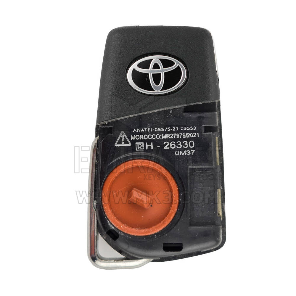 Usado Toyota Corolla Cross 2021-2024 Original Flip Remote Key 2+1 Botões 433MHz FSK Número da peça OEM: 89070-0A090 | Emirates Keys