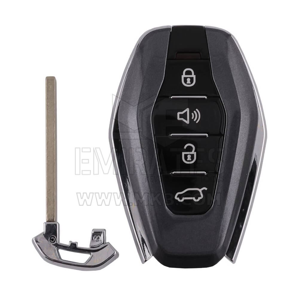 Used Jetour Original Smart Remote Key 3+1 Buttons 433MHz 4A Chip Black Color High Quality Best Price | Emirates Keys