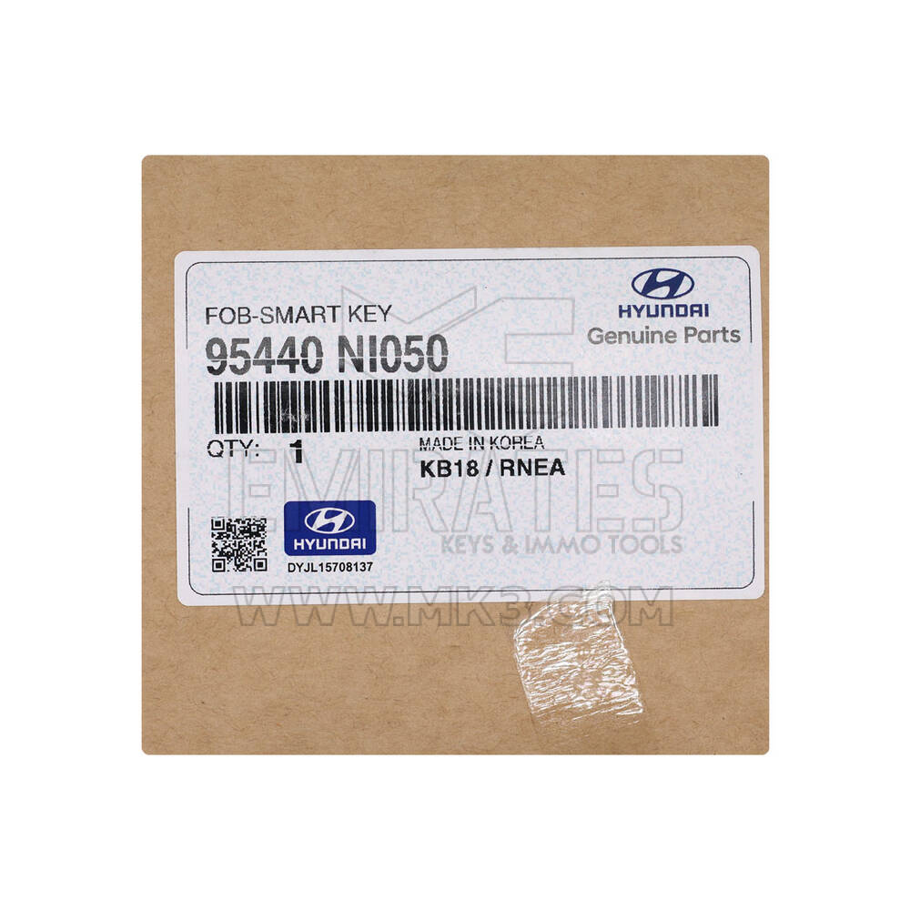 New Hyundai IONIQ 2024 Genuine / OEM Smart Remote Key 6 Buttons 433MHz OEM Part Number: 95440-NI050, 95440NI050 | Emirates Keys