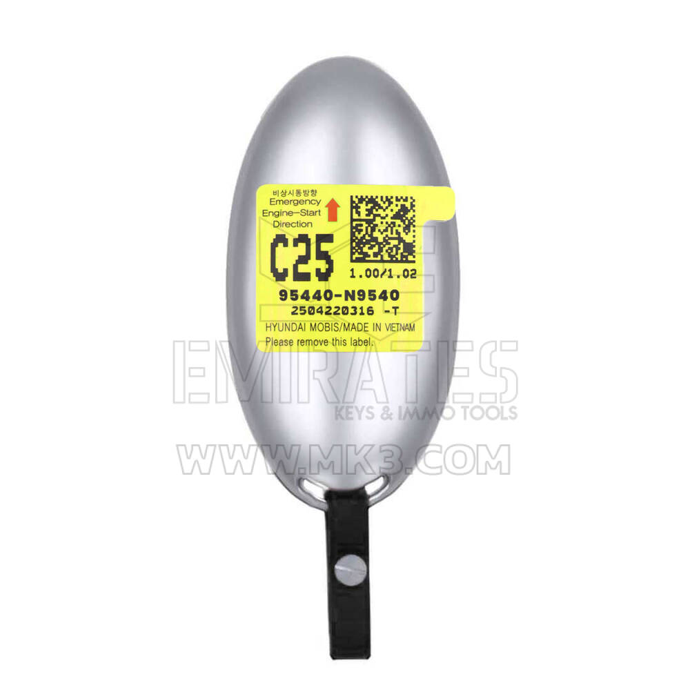 Clé télécommande intelligente d'origine Hyundai Tucson 2025, 5+1 boutons, 433 MHz, référence OEM : 95440-N9540, 95440N9540 | Emirates Keys