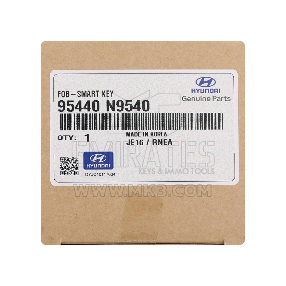 New Hyundai Tucson 2025 Genuine / OEM Smart Remote Key 5+1 Buttons 433MHz OEM Part Number: 95440-N9540, 95440N9540 | Emirates Keys