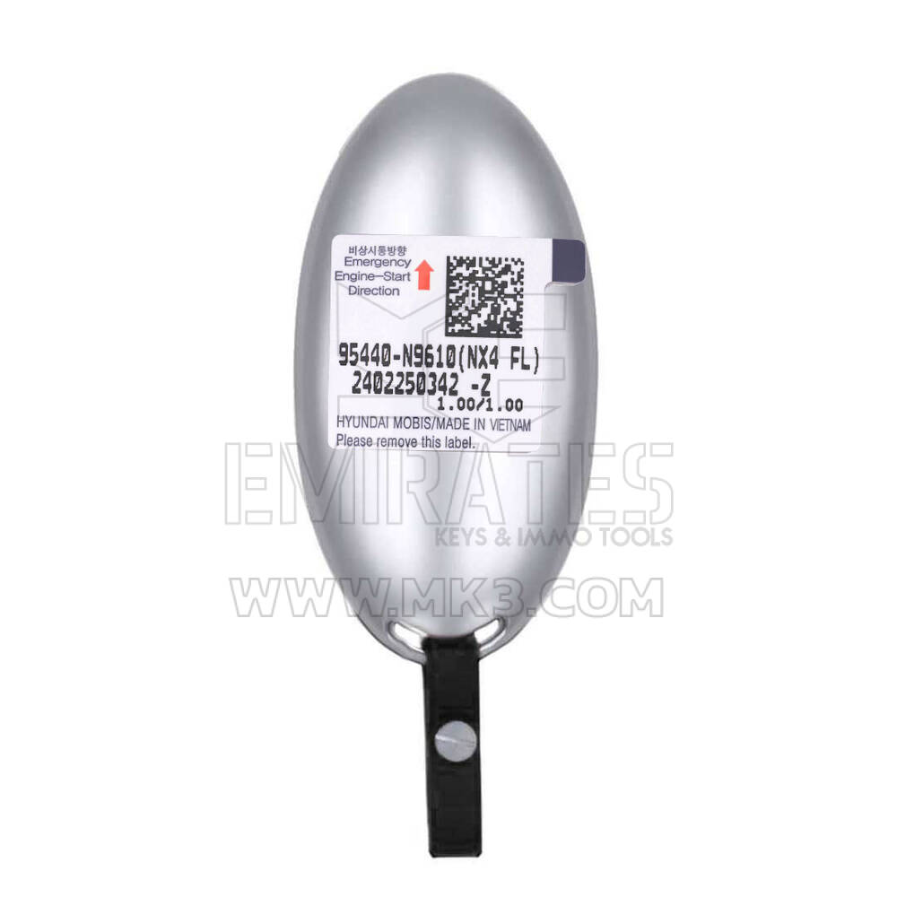 Nuova chiave telecomando intelligente originale/OEM Hyundai Tucson 2025 a 3 pulsanti 433 MHz. Codice OEM: 95440-N9610, 95440-N9610 | Emirates Keys