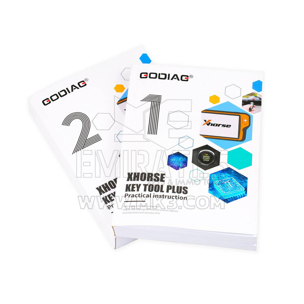 GODIAG Key Tool Plus Practical Instruction 1&2 Two Books | MK3