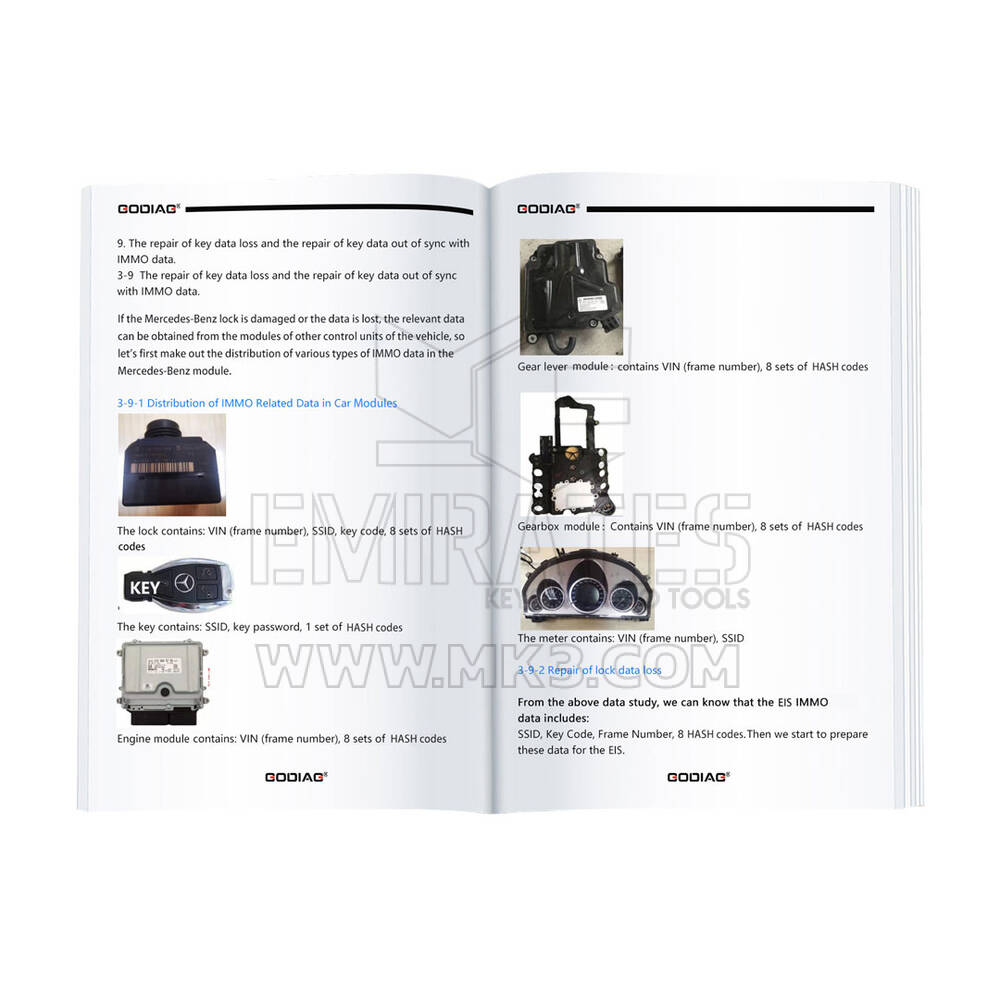 New GODIAG Key Tool Plus Practical Instruction 1&2 Two Books for Locksmith and Vehicle Maintenance Engineer | Emirates Keys