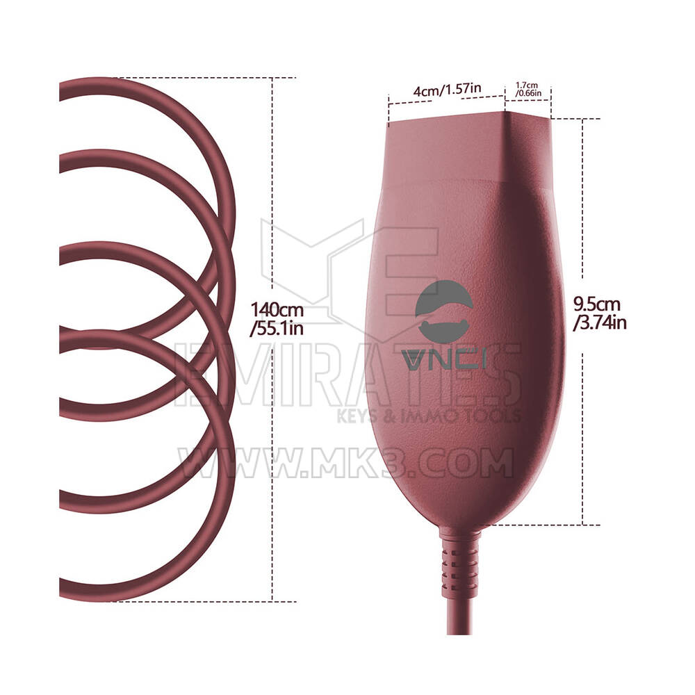 New VNCI J2534 Nano Diagnostic Tool Compatible With Most J2534 Software And ELM327 Software, Automatic Mode Switching | Emirates Keys