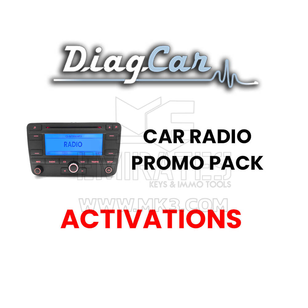 DiagCar Car Radio Promo Pack Activation