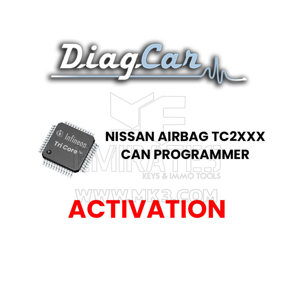 DiagCar NISSAN AIRBAG TC2XXX CAN-программатор