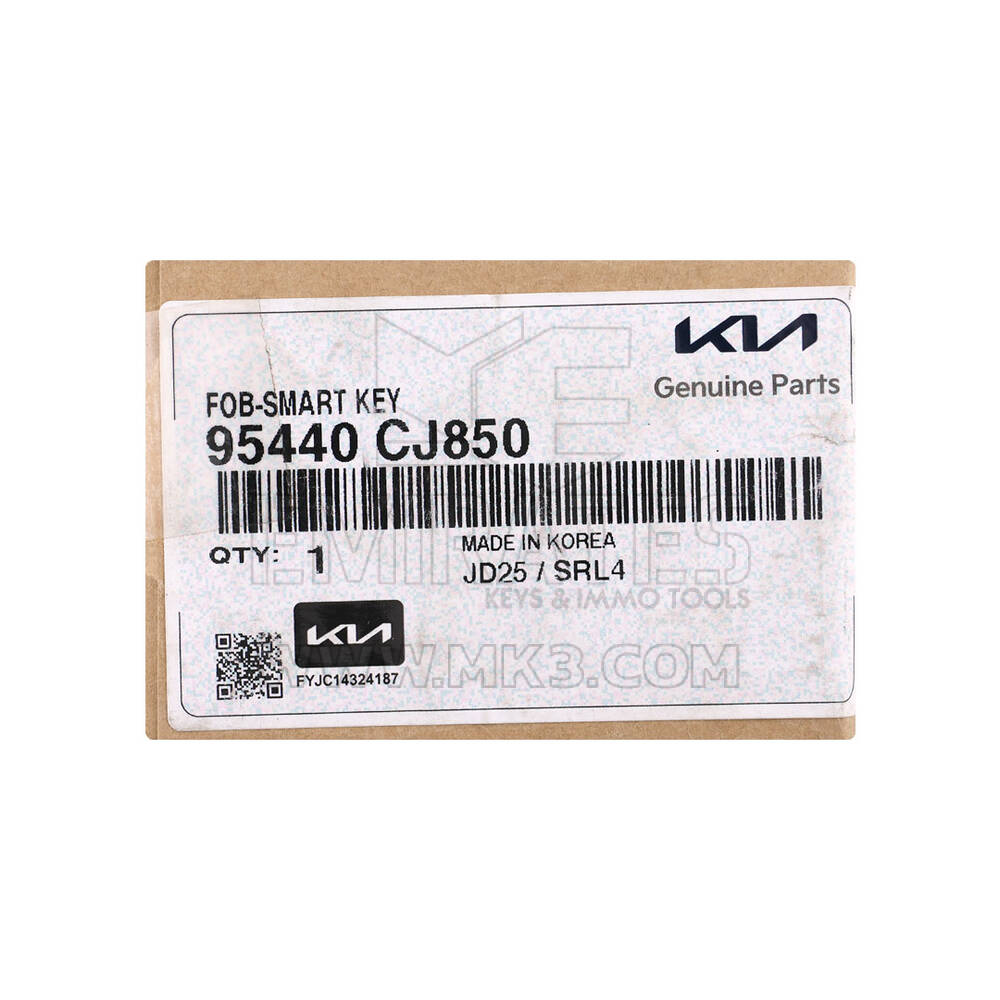 New KIA Sportage Hybrid 2023 Genuine / OEM Smart Remote Key 6 Buttons 433MHz OEM Part Number: 95440-CJ850, 95440CJ850 | Emirates Keys