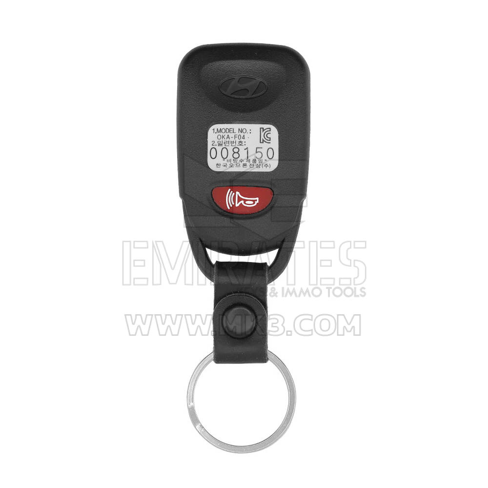 Chiave telecomando originale Hyundai Sonata 2011 3+1 pulsanti 433 MHz | MK3