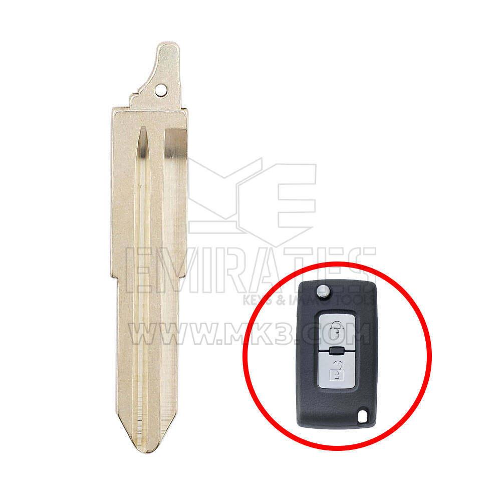 Mitsubishi Pajero 2015-2020 Flip Remote Blade