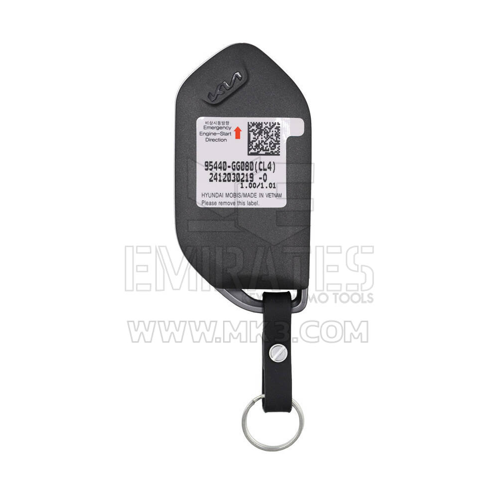 New Kia K4 2025 Genuine / OEM Smart Remote Key 4 Buttons 433MHs OEM Part Number: 95440-GG080, 95440GG080 | Emirates Keys