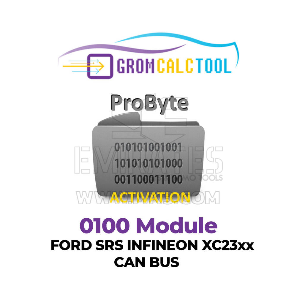 GromCalcTool 0100 Module FORD SRS INFINEON XC23xx CAN BUS