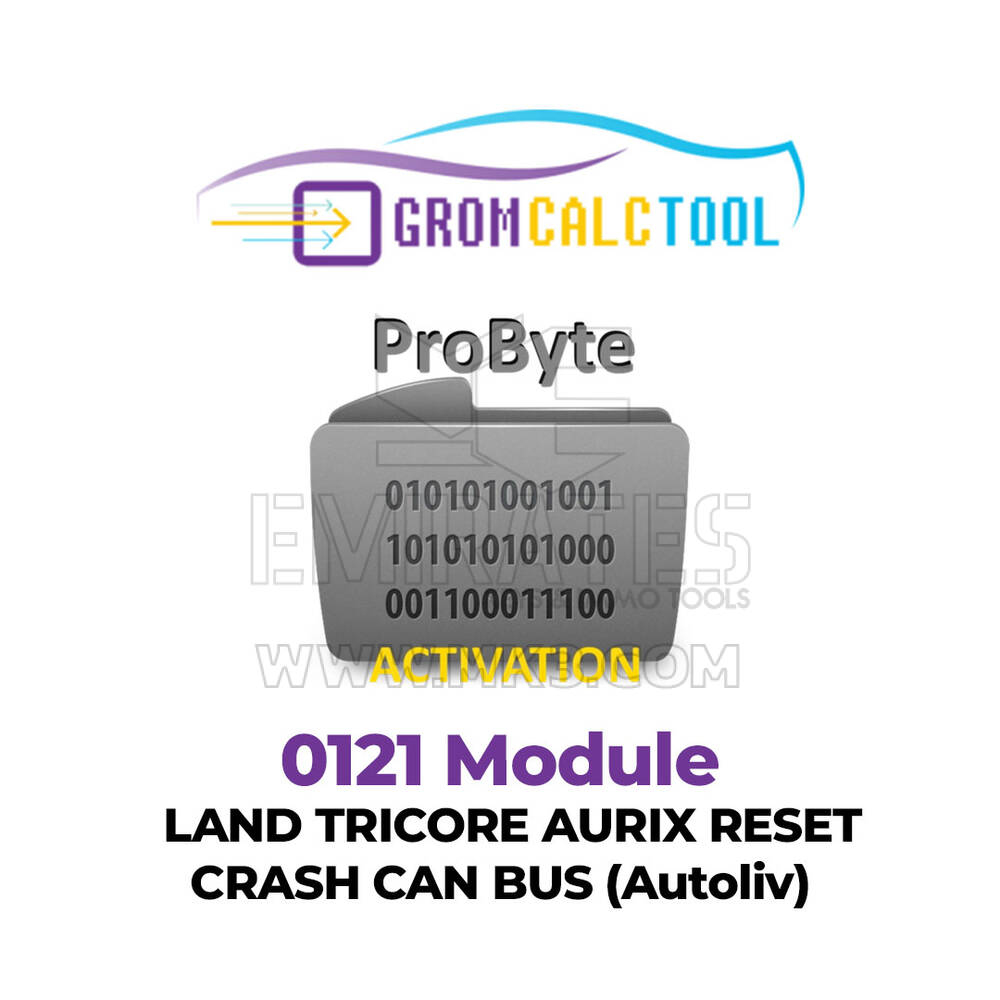 GromCalcTool 0121 Modülü LAND TRICORE AURIX Sıfırlama Çökmesi CAN BUS (Autoliv)