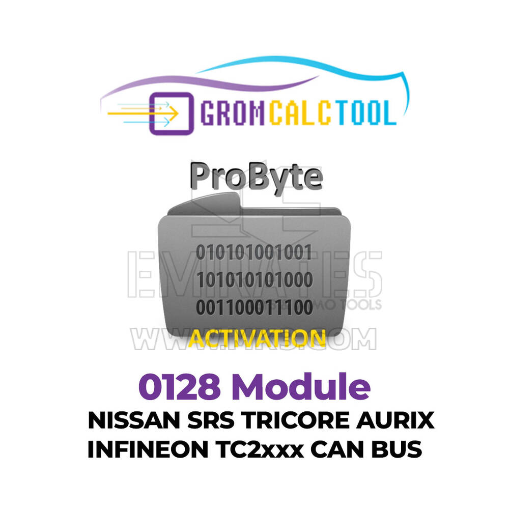 GromCalcTool 0128 Модуль Nissan SRS Tricore Aurix Infineon TC2xxx CAN BUS