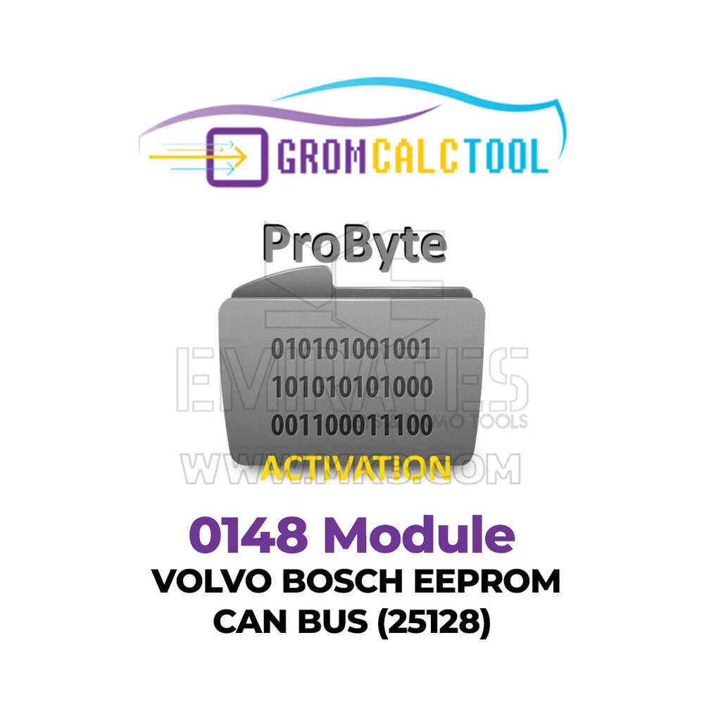 GromCalcTool 0148 Módulo Volvo Bosch EEPROM CAN BUS (25128)