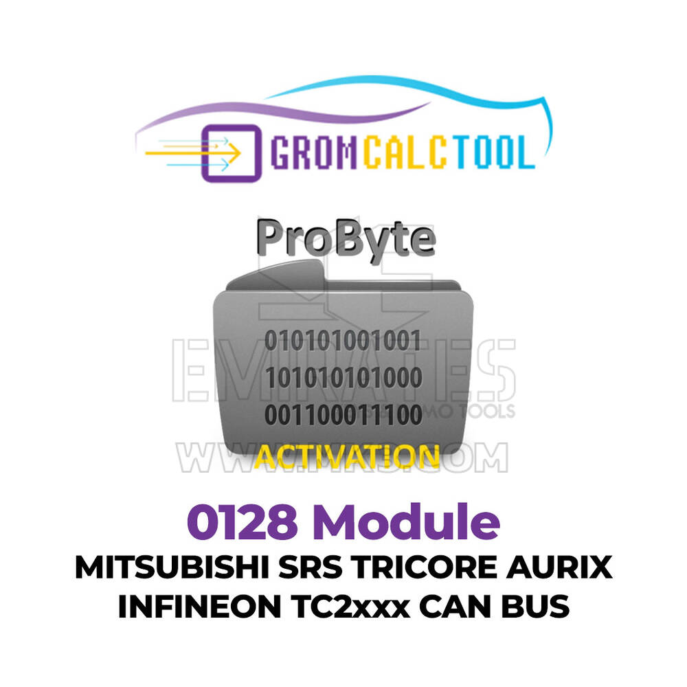 GromCalcTool 0128 Module MITSUBISHI SRS TRICORE AURIX INFINEON TC2xxx CAN BUS