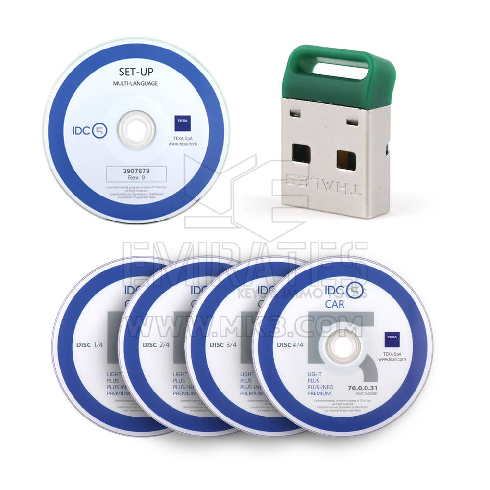 Лицензия Texa IDC6 Car (ВКЛЮЧАЯ КЛЮЧ HASP) для ПК | MK3