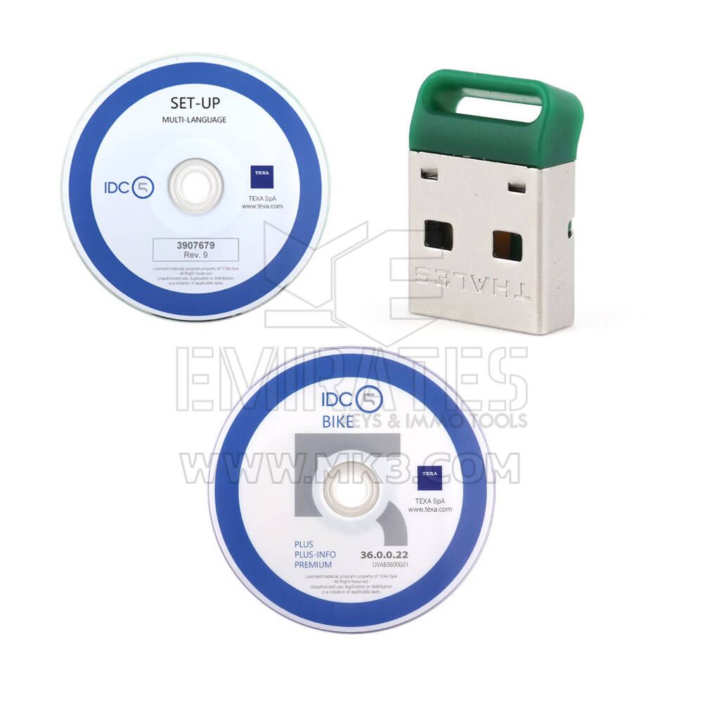 Licenza per moto Texa IDC6 (CHIAVE HASP INCLUSA) per PC | Emirates Keys