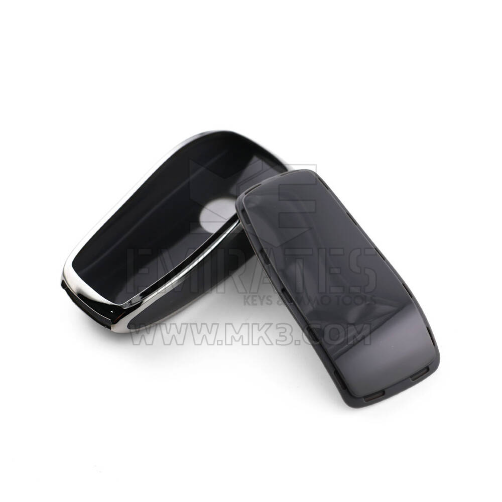 New Aftermarket Nano High Quality Cover For Mercedes Remote Key 2 Button Black Color Silver Frame Benz-B11Y2 | Emirates Keys