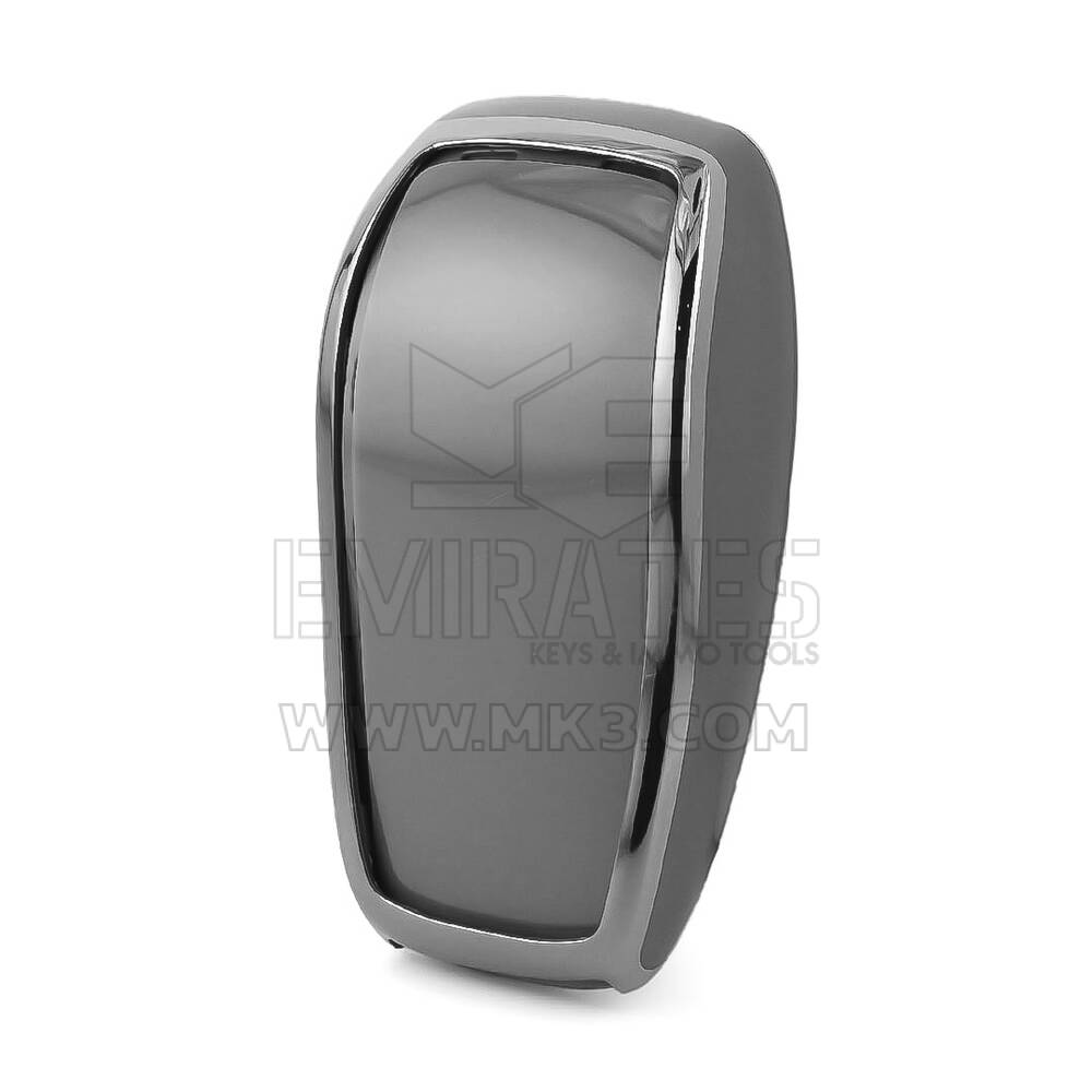 Mercedes Uzaktan Anahtar 2 Düğmeli Koyu Gri Gümüş Çerçeve Benz-B11Y2 için Nano Kılıf | MK3