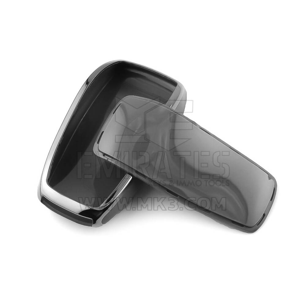 New Aftermarket Nano High Quality Cover For Mercedes Remote Key 2 Button Dark Gray Color Silver Frame Benz-B11Y2 | Emirates Keys