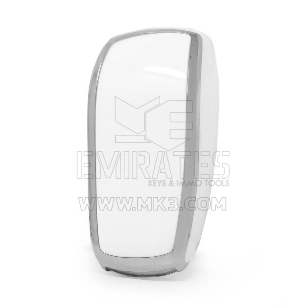 Coque Nano pour télécommande Mercedes 3 boutons, cadre blanc argenté, Benz-B11Y3 | MK3