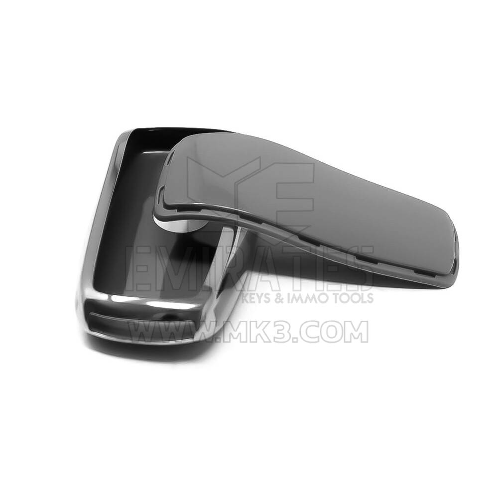 New Aftermarket Nano High Quality Cover For Mercedes Remote Key 4 Button Dark Gray Color Silver Frame Benz-B11Y4 | Emirates Keys