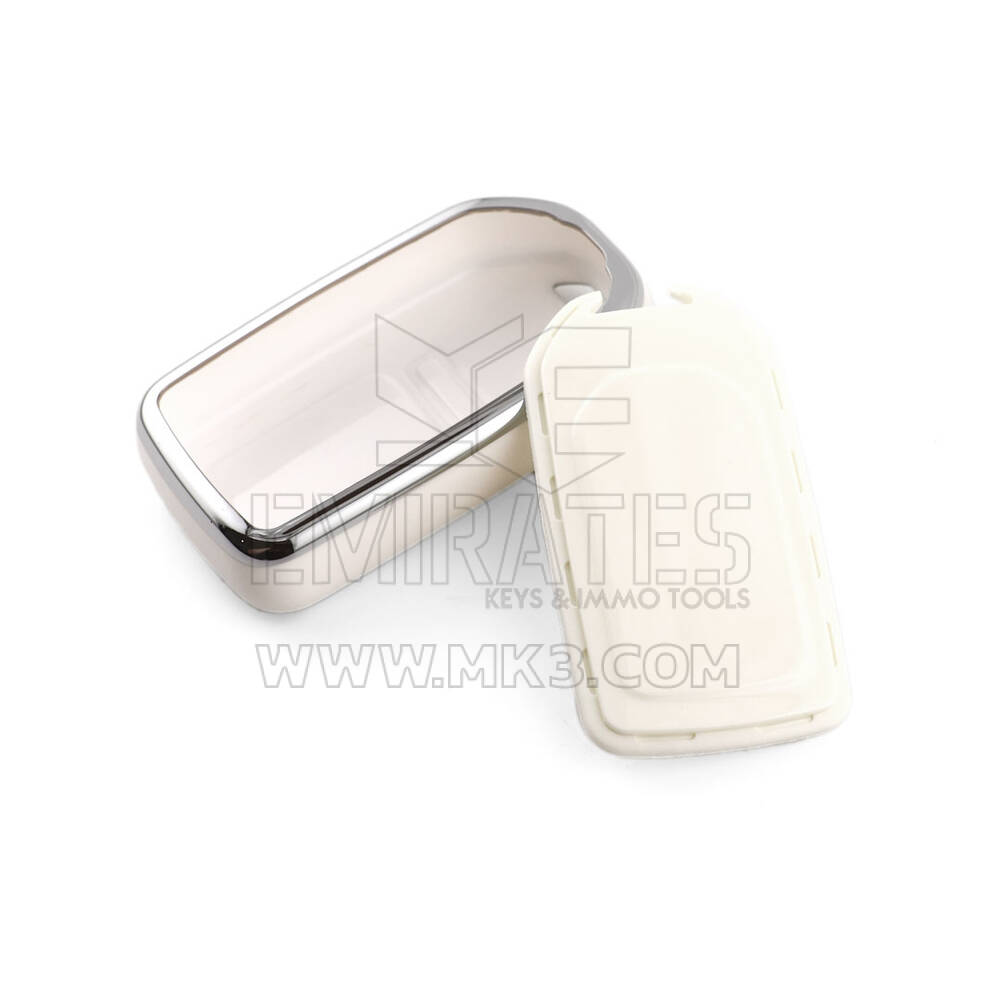 New Aftermarket Nano High Quality Cover For Honda Remote Key 2 Button White Color Silver Frame HD-A11Y2 | Emirates Keys