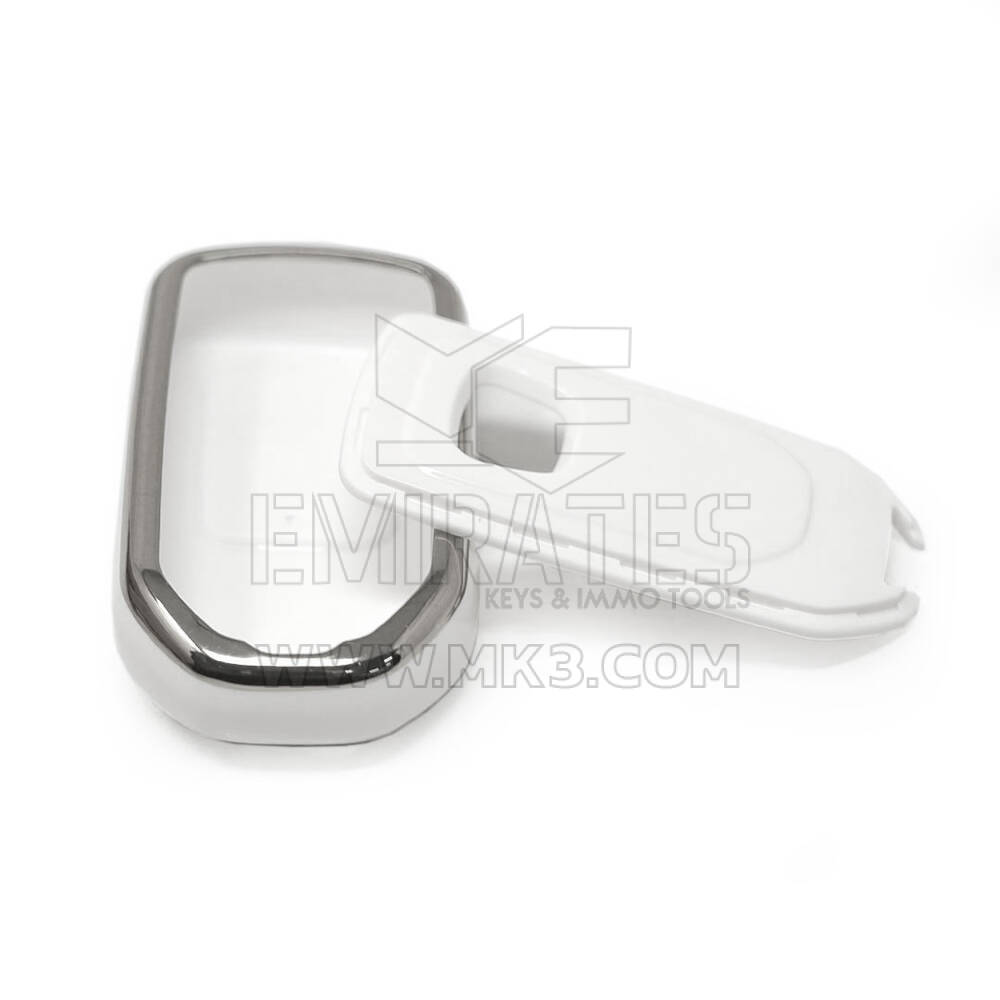New Aftermarket Nano High Quality Cover For Honda Remote Key 4 Button White Color Silver Frame HD-A11Y4 | Emirates Keys