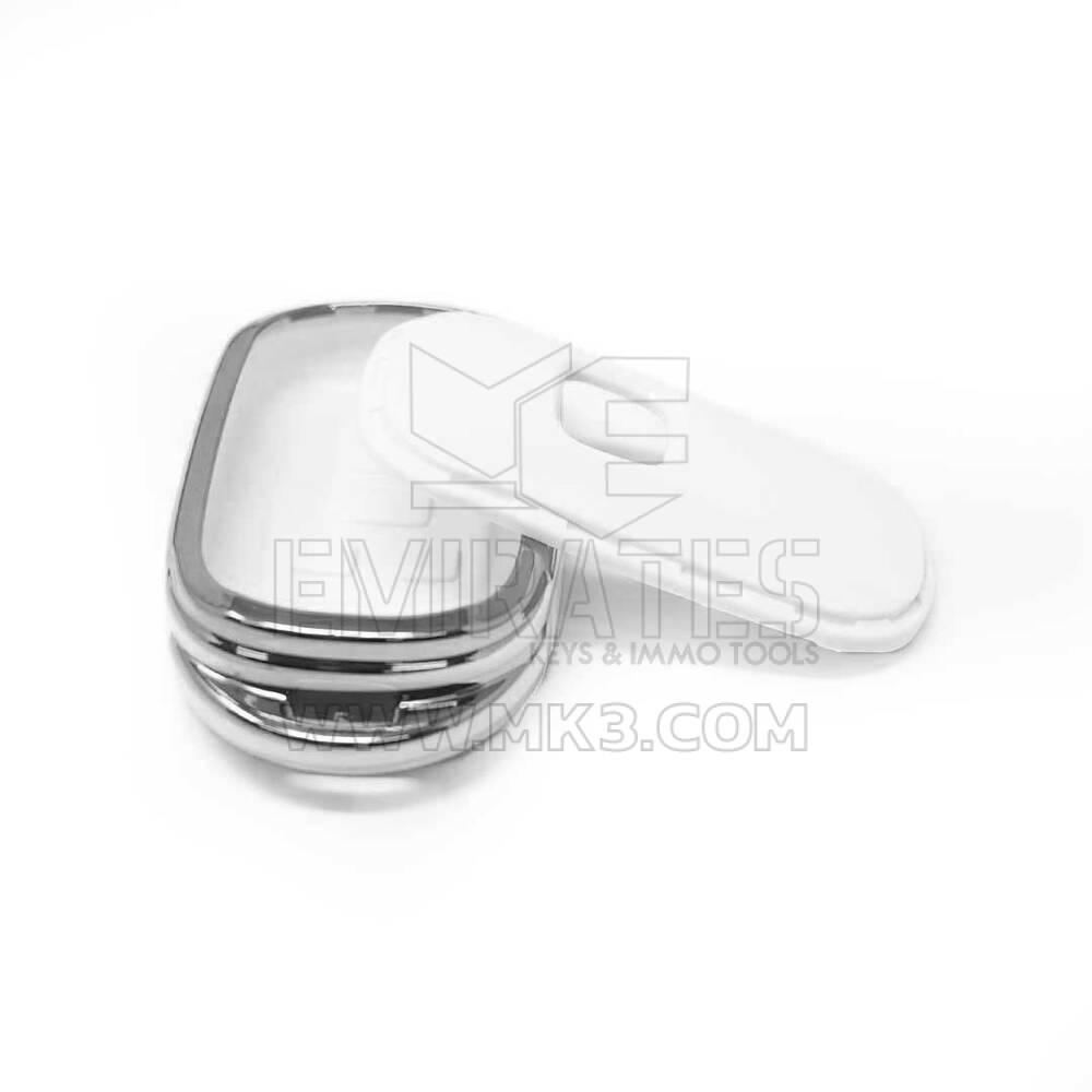 New Aftermarket Nano High Quality Cover For Honda Remote Key 5 Button White Color Silver Frame HD-G11Y5  | Emirates Keys