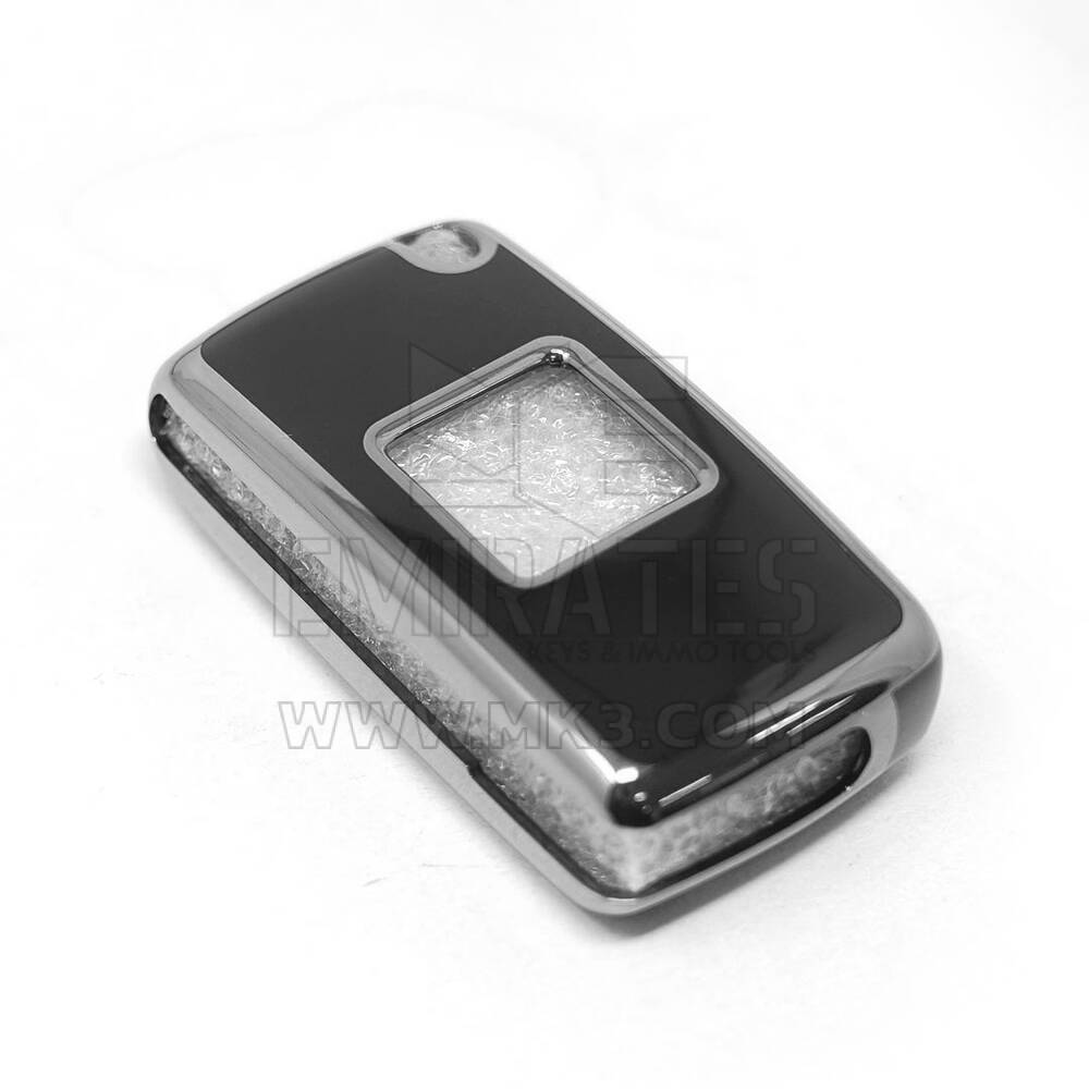 New Aftermarket Nano High Quality Cover For Peugeot Remote Key 3 Button Black Color Silver Frame PG-D11Y3 | Emirates Keys