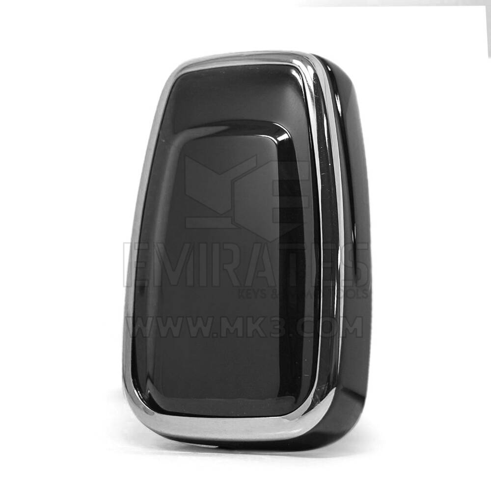 Capa Nano para Chave Remota Toyota com 2 Botões, Cor Preta, Moldura Prateada TYT-B11Y2 | MK3