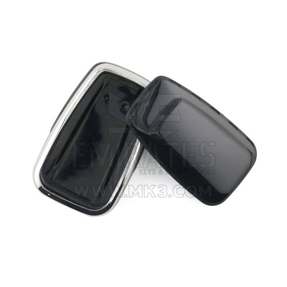 New Aftermarket Nano High Quality Cover For Toyota Remote Key 4 Button Black Color Silver Frame TYT-B11Y4 | Emirates Keys