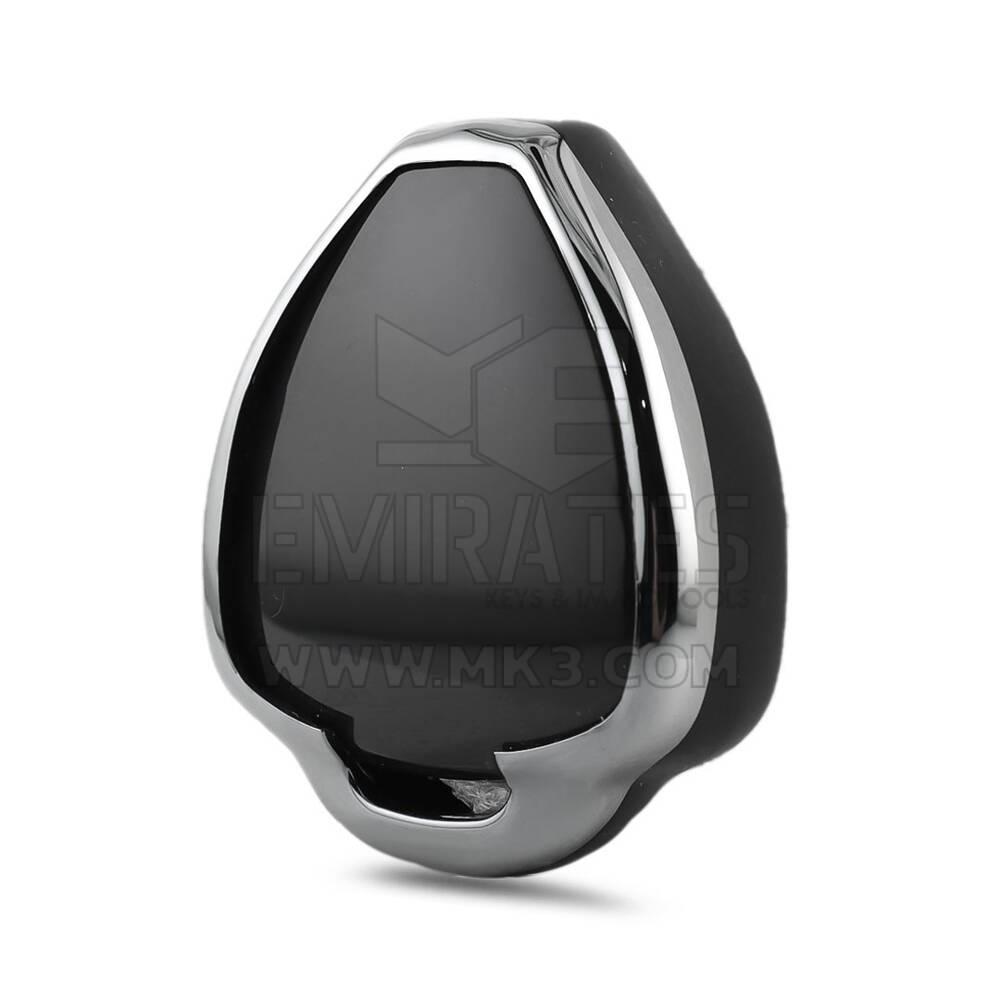 Toyota Uzaktan Anahtar Nano Kapak 4 Düğme Siyah Renk Gümüş Çerçeve TYT-K11Y4 | MK3