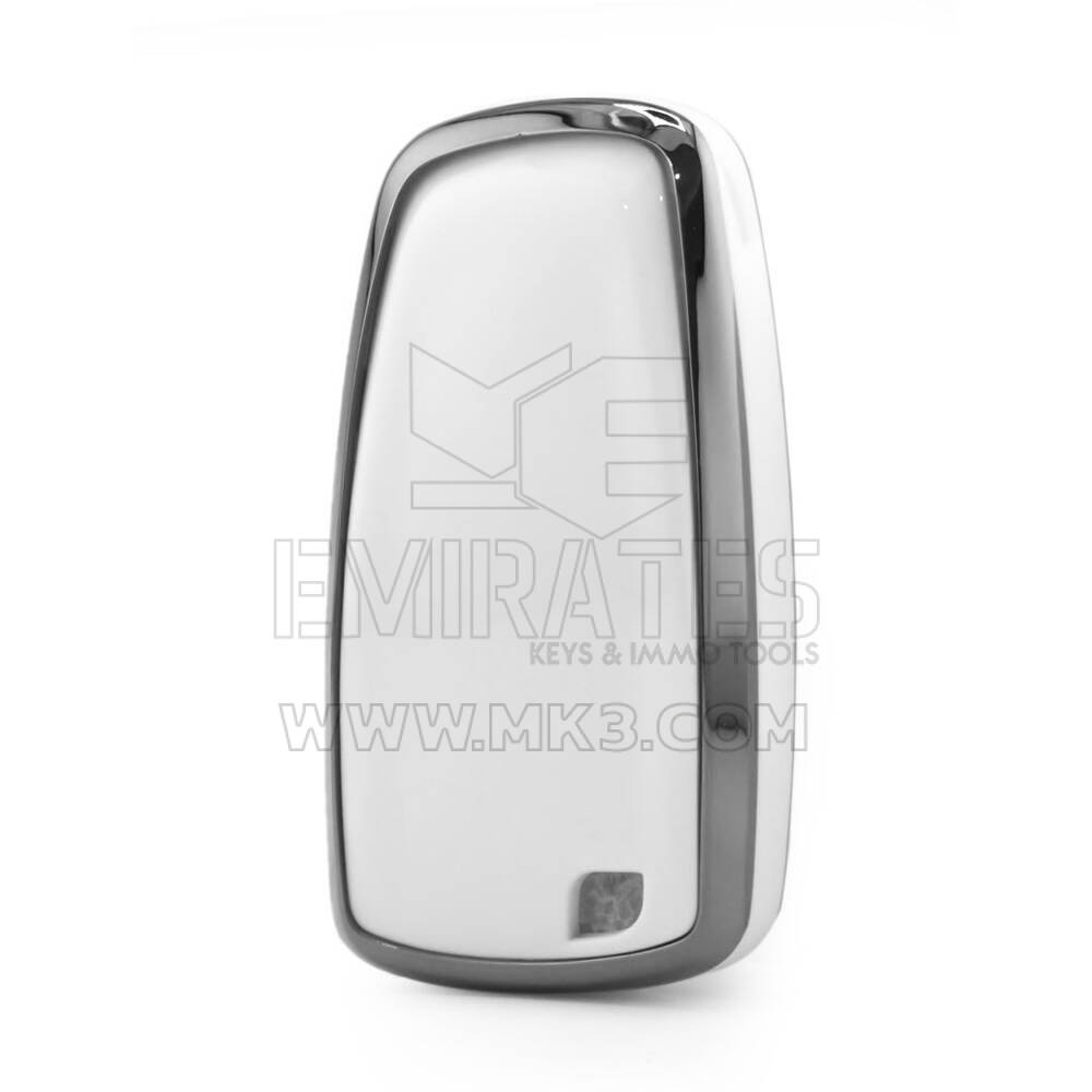 Nano Cover For Ford Remote Key 4 Button White Color Silver Frame Ford-B11Y4B | MK3