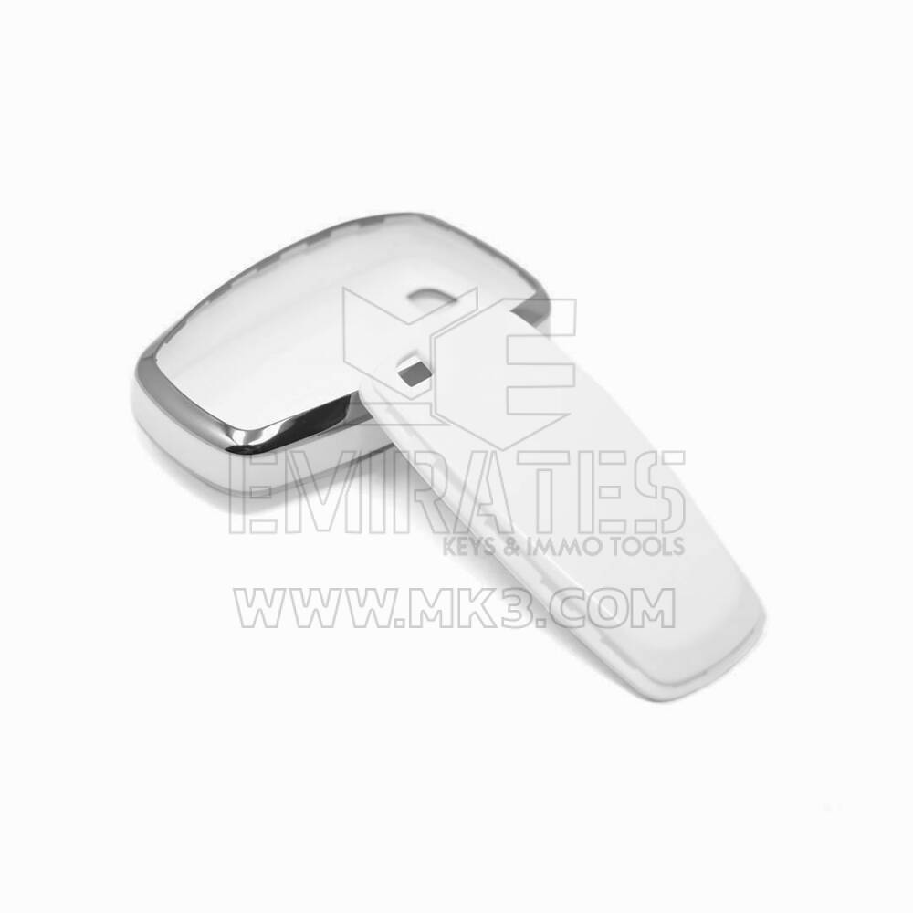 New Aftermarket Nano High Quality Cover For Ford Remote Key 5 Button White Color Silver Frame Ford-B11Y5 | Emirates Keys