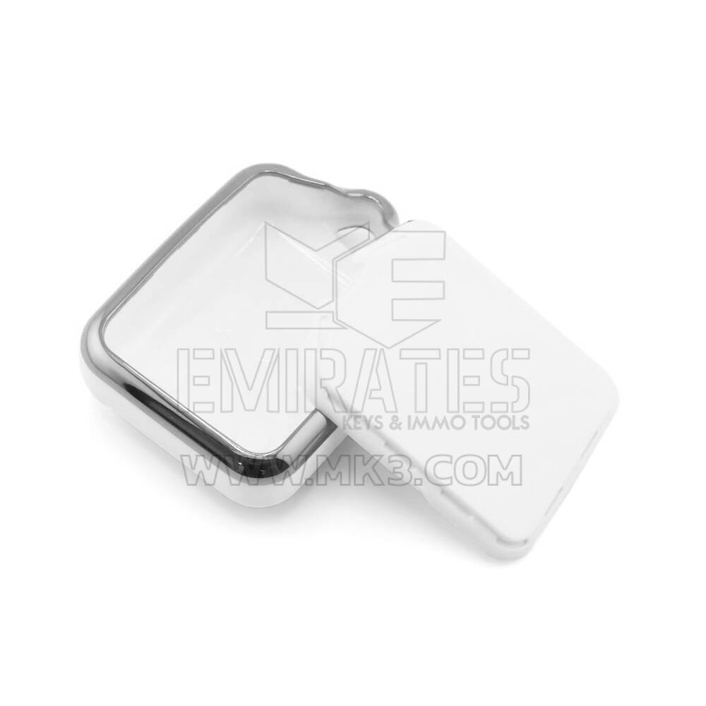 New Aftermarket Nano High Quality Cover For Ford Remote Key 3 Button White Color Silver Frame Ford-M11Y3 | Emirates Keys