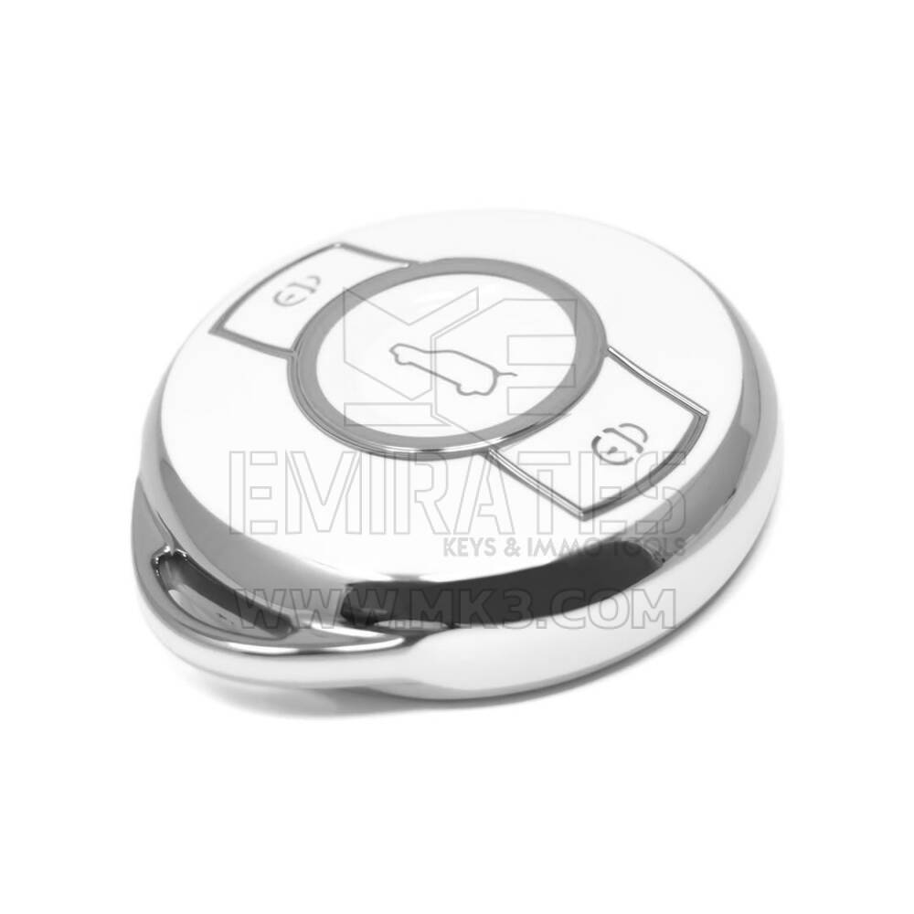 New Aftermarket Nano High Quality Cover For Smart Remote Key 3 Button Black Color Silver Frame SMT-A11Y | Emirates Keys
