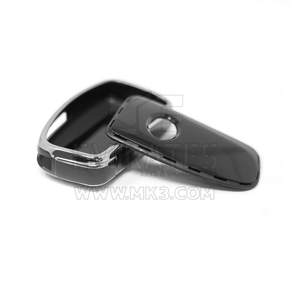 New Aftermarket Nano High Quality Cover For Lexus Remote Key 3 Button Black Color Silver Frame LXS-A11Y3 | Emirates Keys