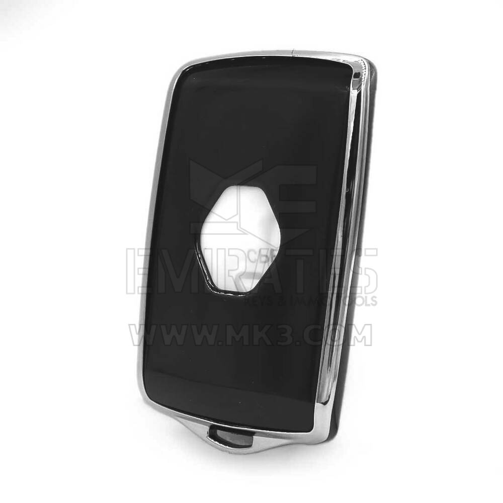 Nano Cover For Renault Remote Key 4 Button Black Color Silver Frame RN-A11Y | MK3