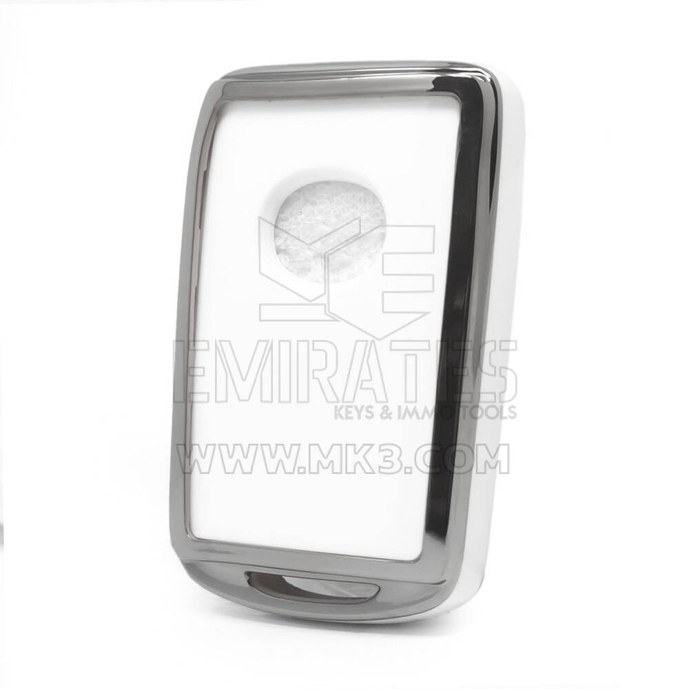 Nano Cover For Mazda Remote Key 4 Button White Color Silver Frame MZD-B11Y4 | MK3