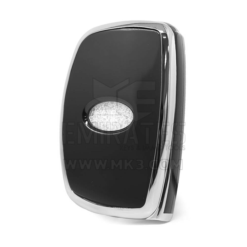 Чехол Nano для дистанционного ключа Hyundai с 3 кнопками, черный цвет, серебристая рамка HY-A11Y3A | MK3