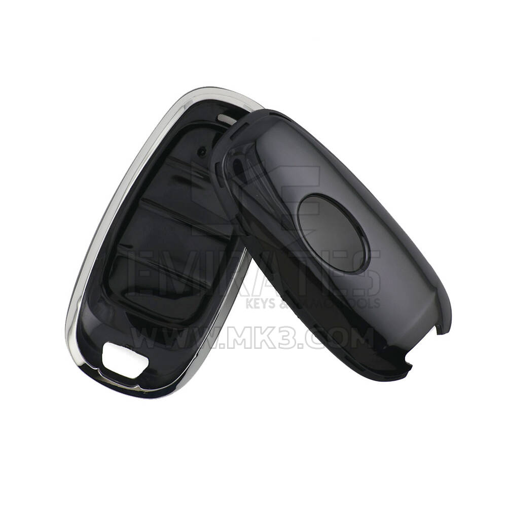 New Aftermarket Nano High Quality Cover For Hyundai Remote Key 6 Button Black Color Silver Frame HY-H11Y6B | Emirates Keys
