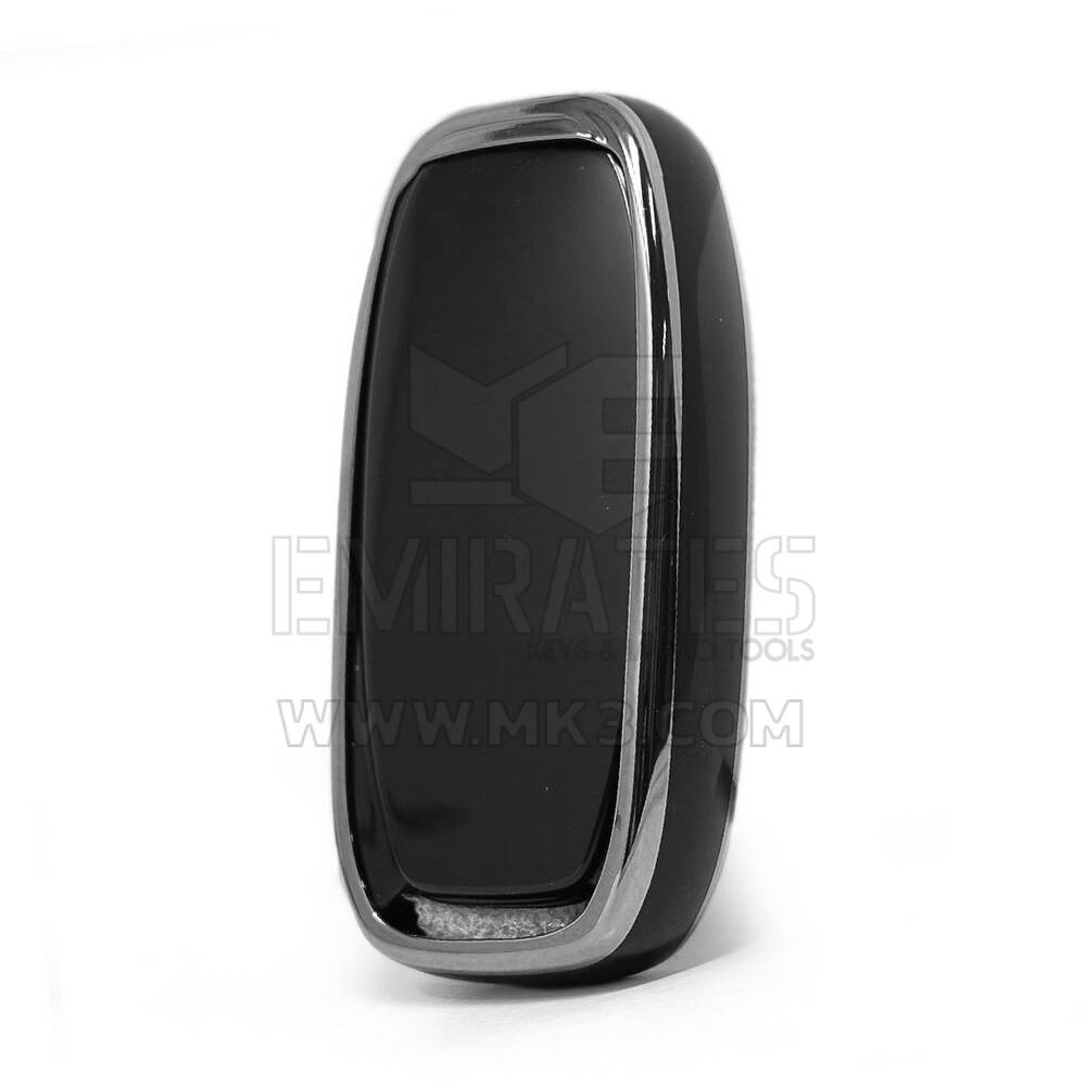 Nano Cover For Audi Remote Key 3 Button Black Color Silver Frame Audi-D11Y | MK3