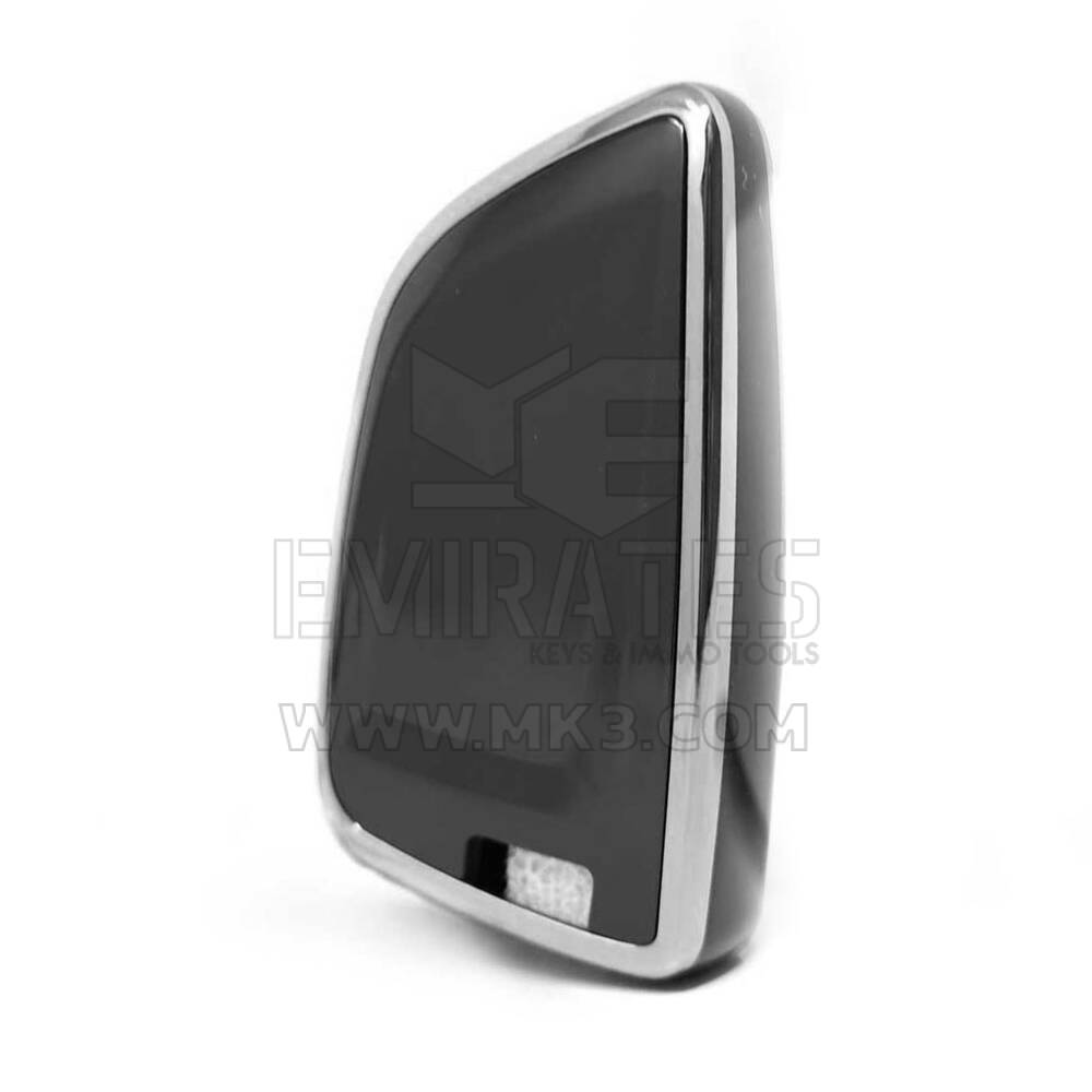Coque Nano pour télécommande BMW 3 boutons, noire, cadre argenté, BMW-B11Y3 | MK3