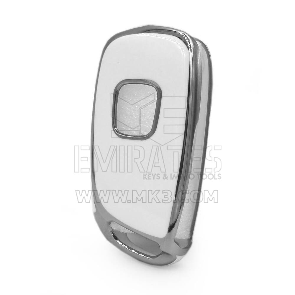 Nano Cover For Peugeot  Remote Key 3 Button White Color Silver Frame PG-B11Y | MK3