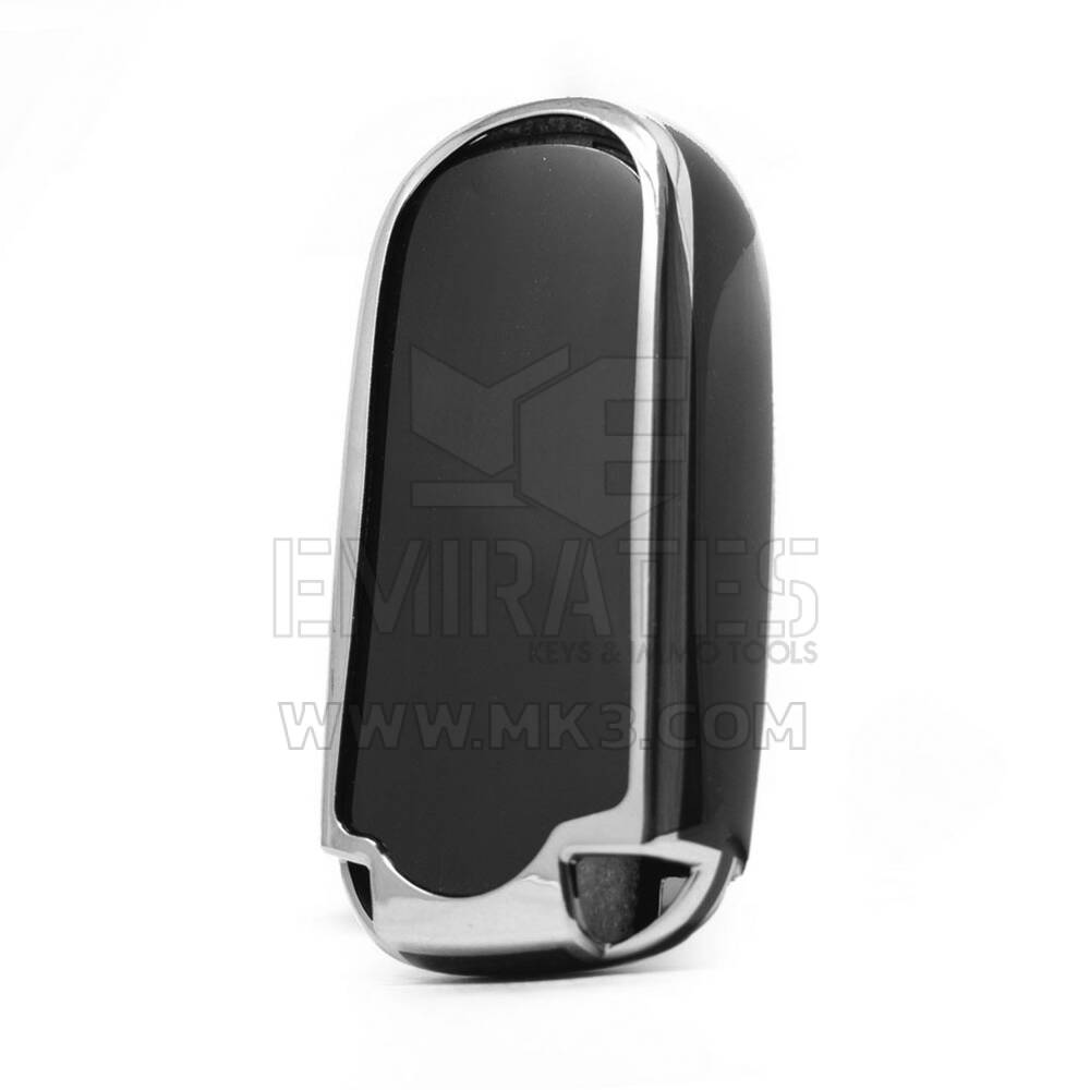 Nano funda para mando a distancia Jeep de 3 botones, color negro, marco plateado, Jeep-B11Y3 | MK3